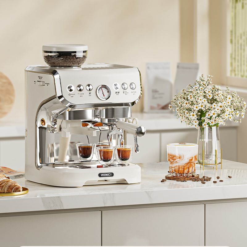 Máy pha cà phê espresso Winci EM5212 xay pha kết hợp 2 trong 1