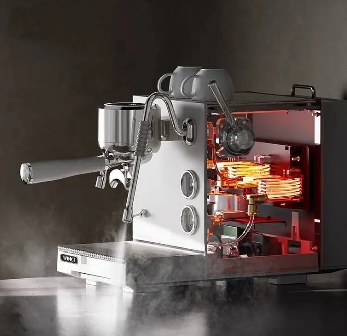 Máy pha cà phê espresso Winci EM56 công suất mạnh mẽ 3000w
