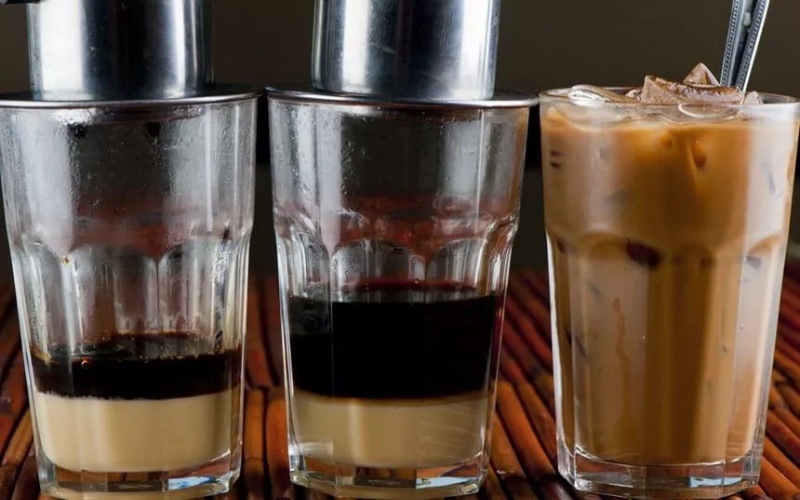 Tỉ lệ cà phê và sữa trong cách pha cà phê sữa đá Sài Gòn