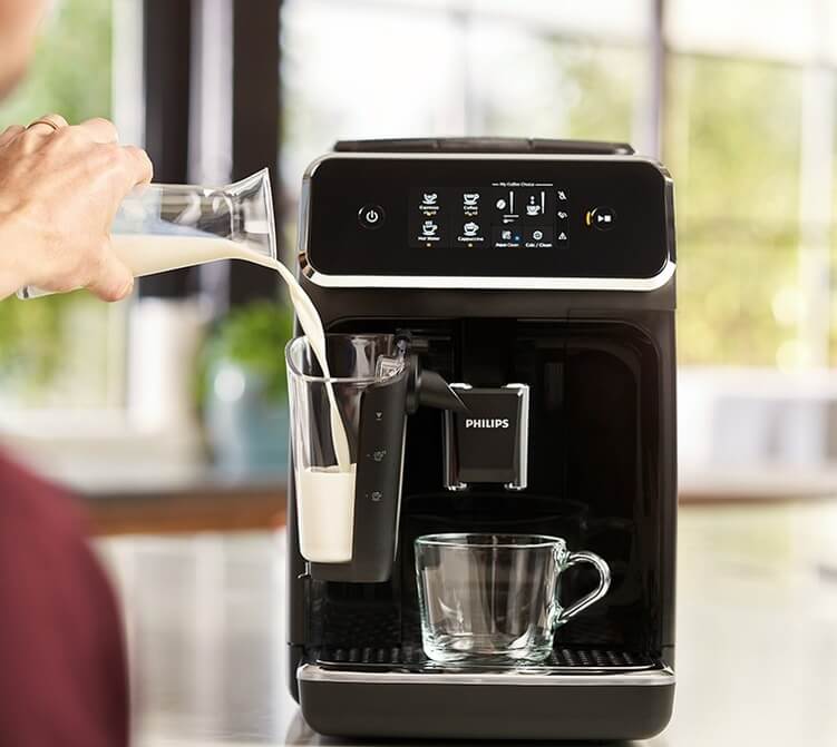 máy pha cà phê có chức năng đánh sữa
