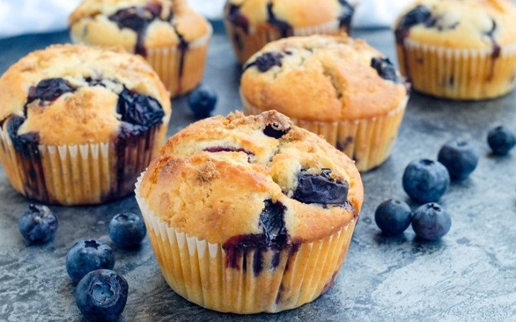 Hướng dẫn làm Bánh Muffin Blueberry ngon như Starbucks