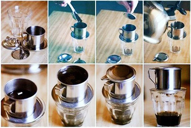 Hướng dẫn cách pha chế cà phê phin nguyên chất